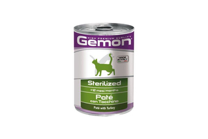 Gemon Cat steril Pulyka Pástétom 400g