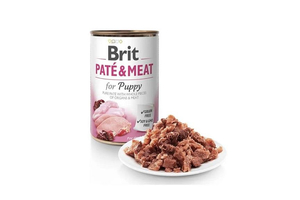 Brit Paté & Meat csirke és pulyka Puppy 400g