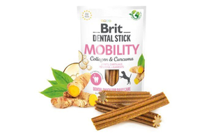 Brit Dental Stick Mobility Kurkumával 251gr